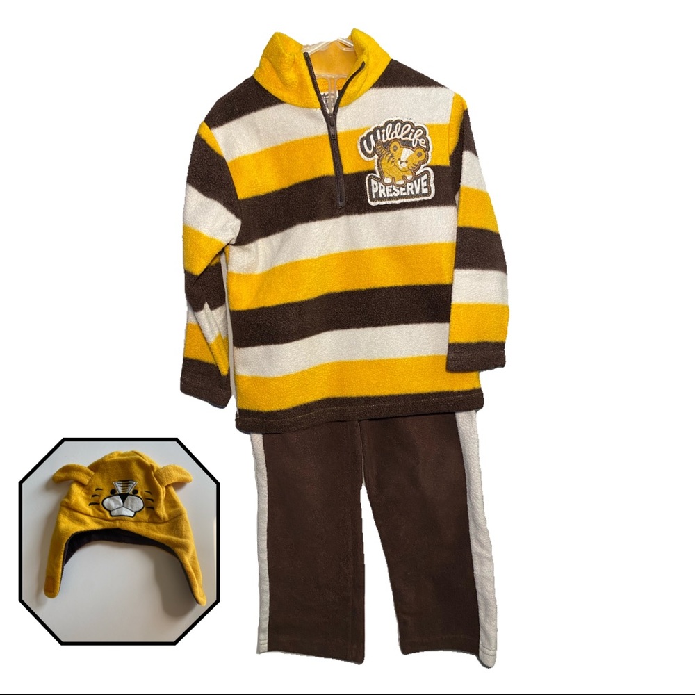 Little Rebels Tiger Outfit with Hat